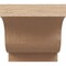 Ekena Millwork 6in. W x 6in. H x 24in. L Newport Woodgrain TimberThane Rafter Tail, Primed Tan RFTUR06X06X24NEWRCPR - alternate 4